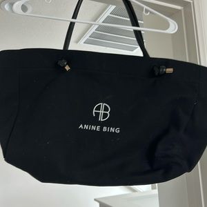 black anime bing tote